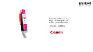 Canon G G CLI 571XLM High Yield Magenta Ink Cartridge Compatible CLI 571XLM