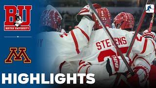 Boston University vs Minnesota  NCAA College Hockey  Highlights - March 30 2024