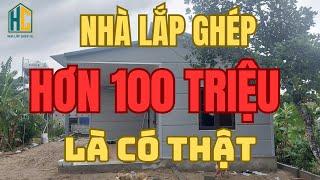 NHÀ LẮP GHÉP GIÁ RẺ  Nhà Lắp Ghép 100 Triệu Là Có Thật