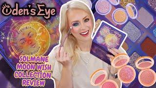 ODENS EYE SOLMANE MOON WISH PALETTE + COLLECTION REVIEW + 2 LOOKS