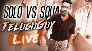 Solo vs Squad Live in Pubg Mobile