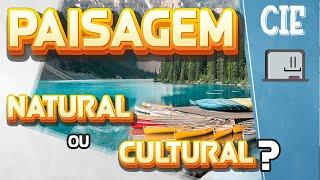 Paisagem natural e cultural - Com jogo no final