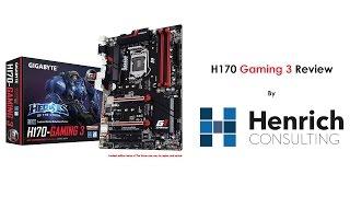 Gigabyte H170 Gaming 3 Review