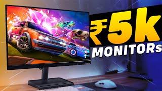 2024s Finest Monitors Under 5000  Monitor Under 6000  Best Gaming Monitor Under 5000  2024