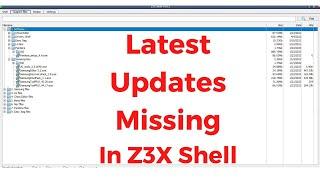 Z3X Shell New Updates Not Found  Fix