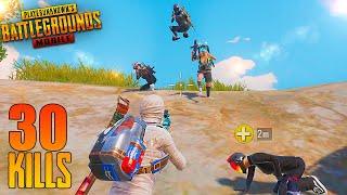 30 КИЛЛОВ - НОВЫЙ РЕКОРД В ЭТОМ СЕЗОНЕ  PUBG Mobile - С ВЕБКОЙ НА РУКИ  ПУБГ МОБАЙЛ - Handcam