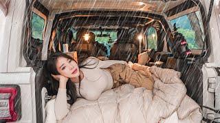 CAMPING IN THE RAIN CLOUDS ON THE MOUNTAIN TOPㅣSounds Of Nature