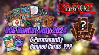 OCG Banlist July 2024 Yu-Gi-Oh The BIGGEST Metagame Shakeup 2024 