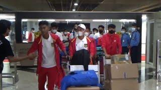 Ketibaan Timnas U-16 di Bandara Internasional Soekarno Hatta