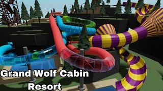 All water slides at Grand Wolf Cabin Resort  ROBLOX