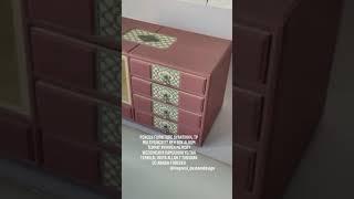 special album&box album for spesial klien perpaduan leather velvet wood and acrilic bikin mevvah