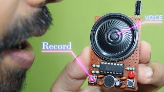 how to make simple audio recorder at your home