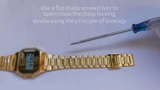 How to adjust the watch braceletwatchband length PASOYSKMEI watch