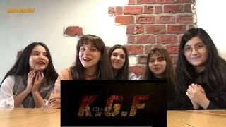 The MONSTER Song reaction by TURKISH GIRLS  KGF CHAPTER 2 REACTION  Foreigners girls REACTION