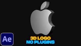 3D Rotating Logo Animation Tutorial in After Effects  No Plugins  Extrude Logo PNG