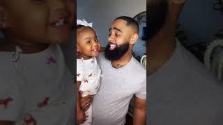 Daddy Spoils Daughter With Kisses