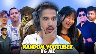 Big Random Youtuber Vs Me in Free Fire 