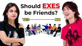 Why Exes Should NOT Be Friends  4 Girls VS 4 Guys