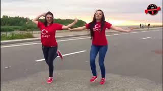 turkish girls dance on pashto song - beautiful - robotic dance