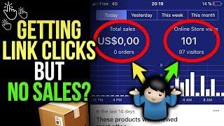 Getting Shopify Link Clicks With No Sales? SOLVED