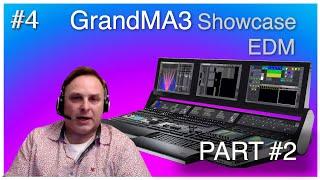 #4 Thomas Koppers - GrandMA3 EDM Busking Programming - Stage Lighting Show  Part 2