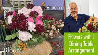 Dining Room Table Arrangement- LIVE with J