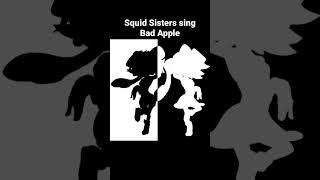 Squid Sisters sing Bad Apple A.I. Cover #splatoon #splatoon3 #squidsisters #shorts