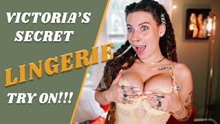 Victorias Secret Lingerie Try On Haul  BIG BOOBS NATURAL BODY  Indica Flower