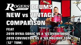 ROGERS DRUMS NEW VS VINTAGE COMPARISON feat. JASON CORBIERE