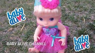 MAGIC  Maddy and Elsa are visited by a Magical BABY ALIVE Twinkle Fairy Throwback Video