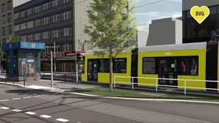 Mit der Straßenbahn durch Berlin Moabit