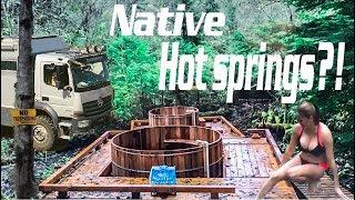Hiking to Secret Hot Springs and discovering wood carving Terrace Bc ► LiveandGive4x4