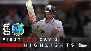 Smith Hits 70 & Stokes 200th Wicket  Highlights - England v West Indies Day 2  Rothesay Test 2024