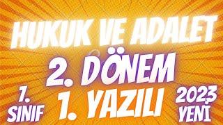 7. Sınıf Hukuk ve Adalet Dersi 2. Dönem 1. Yazılı Sınavı Soruları ve Cevapları 2023 YENİ