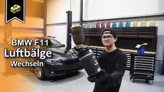 BMW 5er F10 F11 Luftbalg wechseln   Change air bellows  VitjaWolf  Tutorial  HD 