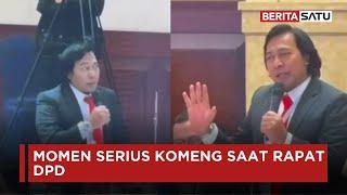 Momen Serius Komeng Saat Rapat DPD  Beritasatu