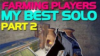 FARMING PLAYERS My BEST SOLO pt.2 - Rust