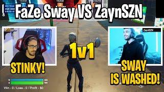 ZaynSZN vs FaZe Sway Finally Happened After a Long Time..Fortnite 1v1 REMATCH