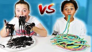 REAL FOOD VS GUMMY FOOD CHALLENGE