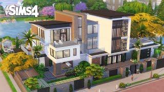 Large MODERN Luxury Home  Newcrest  The Sims 4  No CC  Stop Motion Build