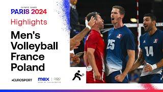 France Win Volleyball Gold vs Poland   #paris2024  Highlights