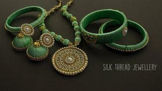 Silk Thread Jewellery  Handmade Jewellery  Jewellery Making