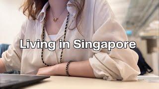 Realistic Work Life in Singapore  I sang in public  Supermarket shopping  Day in my life vlog