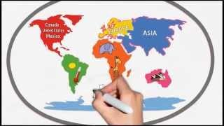 The Seven Continents Song  Silly School Songs