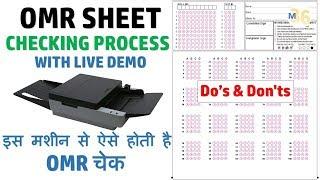 OMR Sheet Checking Process  Live Demo  Know Facts and Process by Mentors 36