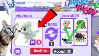 TRADING MEGA POODLE IN ROBLOX ADOPT ME