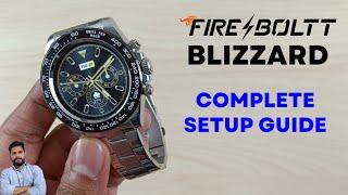 Fire-Boltt Blizzard Smartwatch Full Setup Guide