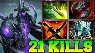 21 Kills Razor  Razor Dota 2 Offlane Carry Build Guide Pro Gameplay Meta 7.35