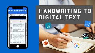 7 Top Apps to Convert Handwriting to Digital Text on Android and iOS  Handwriting Scanner App