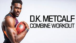 D. K. Metcalfs Ridiculous Batman Level Workout  2019 NFL Combine Highlights